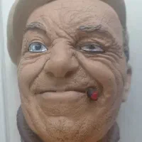 مجسمه گچی دیواری BOATMAN 1967 BOSSONS CHALKWARE