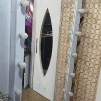 آیینه دور ام دی اف چراغ دار
