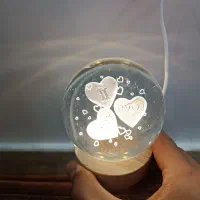 گوی شیشه ای زیبا