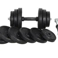 دمبل متغییر در بسته 20کیلویی هالتر نیمکت بدنسازی