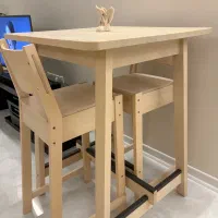 میز و صندلی بار ایکیا|میز و صندلی غذاخوری|کیش, |دیوار