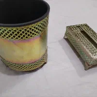 سطل زباله و جا دستمالی