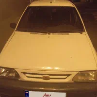 پراید مدل 95 سفید دور رنگ