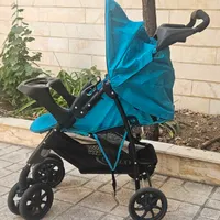 کالسکه و کریر برند گراکو اصل در حد نو کاملا سالم