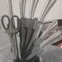 سرویس چاقو استیل کاملاسالم ونواستفاده نشده باتخفیف