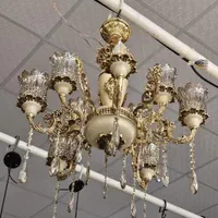 لوستر کنار سالنی برنجی لوسترجدید لوستر اصفهان.|لوستر و چراغ آویز|مشهد, طلاب|دیوار