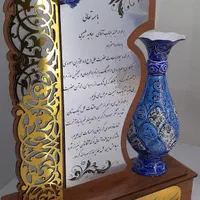 تندیس سپاس گلدون مینا|صنایع دستی و سایر لوازم تزئینی|مشهد, مهدی آباد|دیوار
