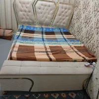 تخت خواب دونفره به شرط سالم و نو تمام ام دی اف|تخت و سرویس خواب|اهواز, کمپلو شمالی|دیوار