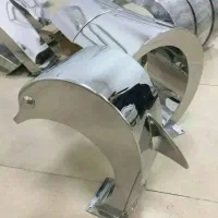 نازل کرتین استخر استیل قوسی کبری حلزون دلفین کد۵
