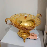 ظرف دکوری طلایی
