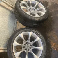 رینگ Stcسایز ۱۶با چهار حلقه لاستیک خارجی ۷۰درصد|قطعات یدکی و لوازم جانبی|گرگان, |دیوار