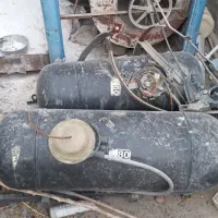کپسول گاز lpg و چراغ ولکام لایت و پنجه اگزوز
