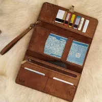 انواع کیف دسته چک چرم طبیعی