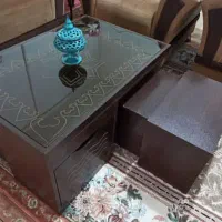 میز جلو مبلی با چهار عدد عسلی|مبلمان خانگی و میز عسلی|ارومیه, |دیوار