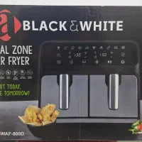 سرخ‌کن بدون روغن دوقلو BLACK & WHITE
