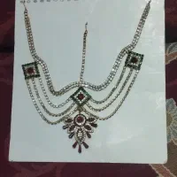 گردنبند هندی نگینی|بدلیجات|خاش, |دیوار