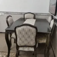 میز غذاخوری فرانسوی ۶ نفره