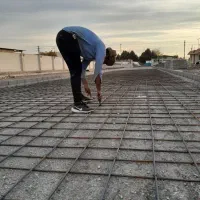 آرماتوربندی  نماشویی وکفسابی بتن ریزی تراز لیزری