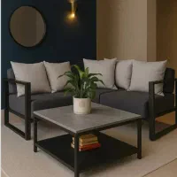 مبل فلزی راحتی|مبلمان خانگی و میز عسلی|محمدشهر, عباس آباد|دیوار