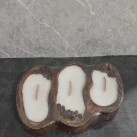 سنگ مصنوعی با شمع