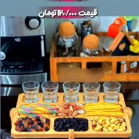 مزه خوری چوبی پایه دار|ظروف سرو و پذیرایی|سلماس, |دیوار