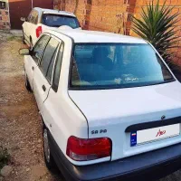 پراید سفید دوگانه کارخانه فابریک مدل ۹۰