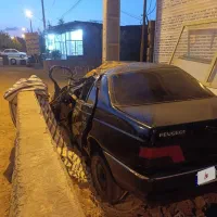 پژو 405 تصادفی
