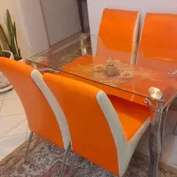 میزناهارخوری نارنجی|میز و صندلی غذاخوری|تهران, شهرک نفت|دیوار