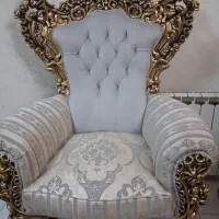 مبل سلطنتی ۹ نفره به همراه عسلی|مبلمان خانگی و میز عسلی|ملارد, |دیوار