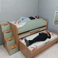 تخت دو طبقه  تخت خواب سرویس خواب تخت مهمان