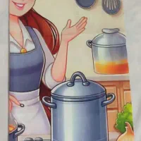 پیشبند و دستگیره کتان نخ