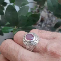 انگشتر نقره یاقوت برمه|جواهرات|کرج, گلشهر|دیوار