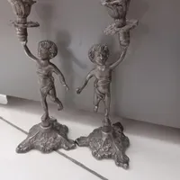 شمعدان فرشته برنجی