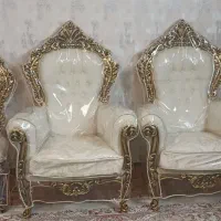 مبل سلطنتی ۹ نفره با میزناهارخوری ۴ نفره|مبلمان خانگی و میز عسلی|فیروزکوه, |دیوار