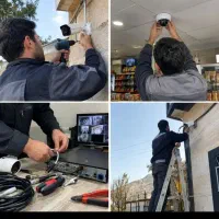 کرکره برقی دوربین مدار بسته سکوریت شیشه ساختمان