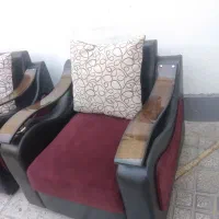 مبل دسته چوبی|مبلمان خانگی و میز عسلی|شیراز, هفت تنان|دیوار