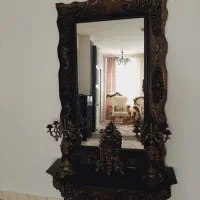 آینه کنسول وشمعدان