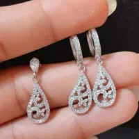 نیم ست نقره مینیمال نو فقط گرمی (قیمت نقره دست دو)|جواهرات|قم, عمار یاسر|دیوار