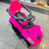 ماشین بازی صورتی دخترانه