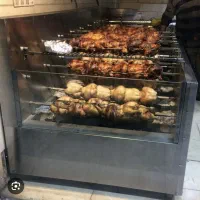 فر جوجه گردان ترکیبی گازی ذغالی