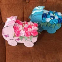 باکس نوزاد دسته گل های خاستگار|گل مصنوعی|اهواز, ۲۰۰۰واحدی|دیوار