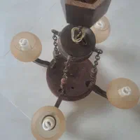 لوستر نوی نو چوبی|لوستر و چراغ آویز|کرمان, |دیوار