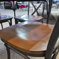 میز صندلی لهستانی فلزی و باغی و کافه|میز و صندلی غذاخوری|سنگر, |دیوار