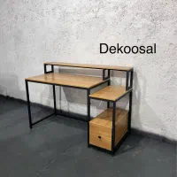 میز کار ب همراه جامانیتوری و کشو