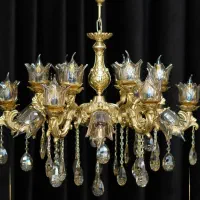 لوستر نمایشگاه چغاسبز|لوستر و چراغ آویز|ایلام, |دیوار