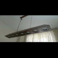 لوستر خطی طرح چوب اکبند|لوستر و چراغ آویز|تهران, حر|دیوار