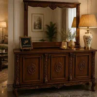 کنسول و میز تلویزیون ژینا کلاسیک/منبت