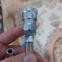 شلنگ فنری باد تایوان وکوپلینگ نرو مادگی|ابزارآلات|رشت, یخسازی|دیوار