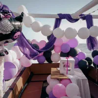 دکورساحلی و بادکنک ارایی و گل ارایی