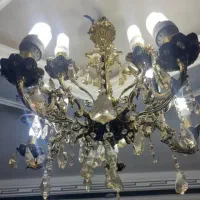 یک جفت لوستر برنجی و...